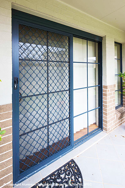 Diamond Grille Security Door